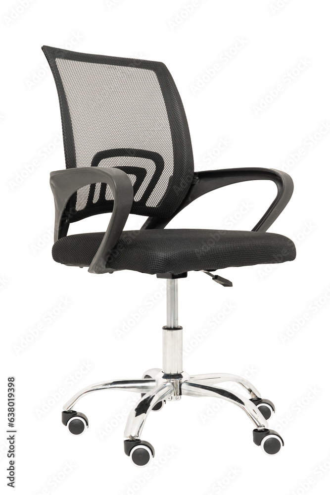 office chair on white background, studio shot
