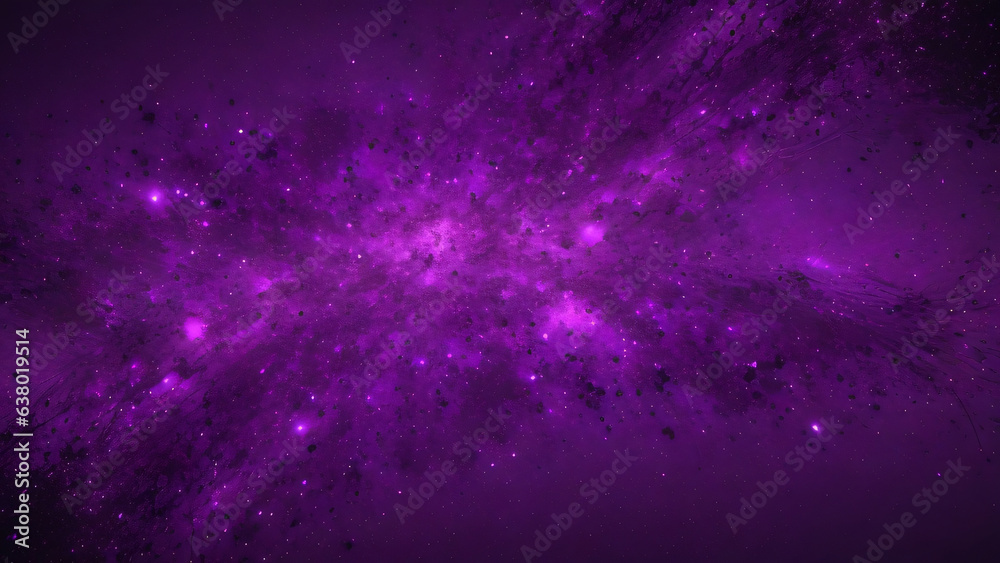 Dark Purple and glow particle abstract background texture