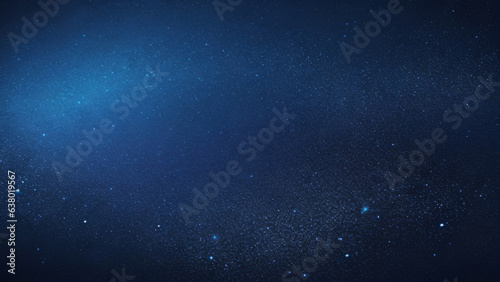 Dark Blue and glow particle abstract background texture
