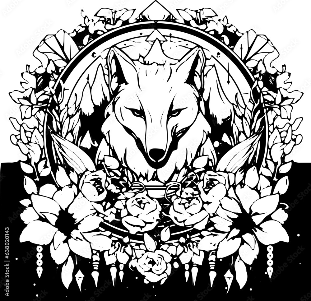 Fototapeta premium Coloring Pages - Mandala - Vector