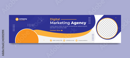 Digital marketing Linkedin Social Media Cover Photo Design