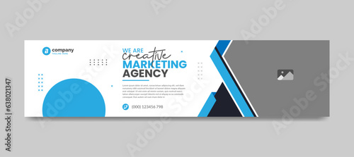 Digital marketing Linkedin Social Media Cover Photo Design