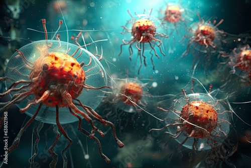 Warning: Studying the Danger of Contagion - Phage Transmission on Bacteria. Generative AI