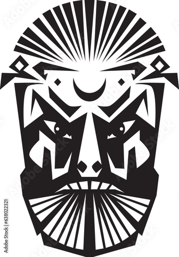 Angry Mask (the fictional nameless image)