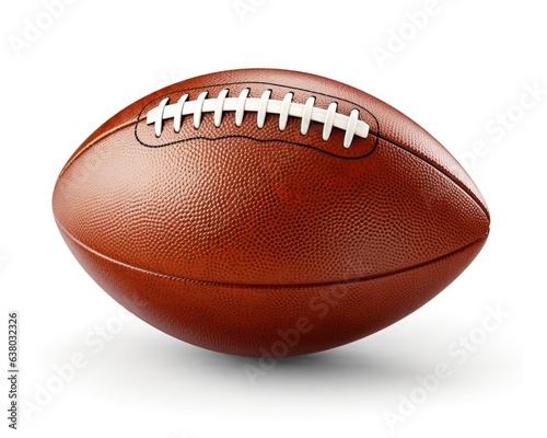American football ball isolated