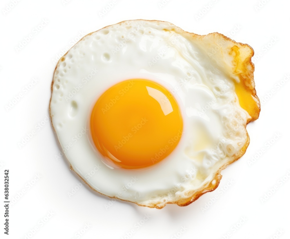 Fried egg isolated Fried egg isolated