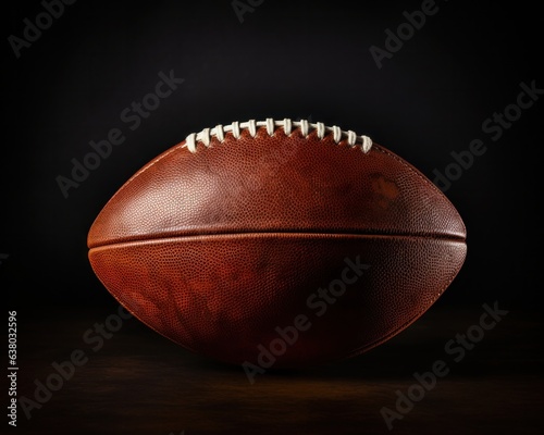 American football ball isolated