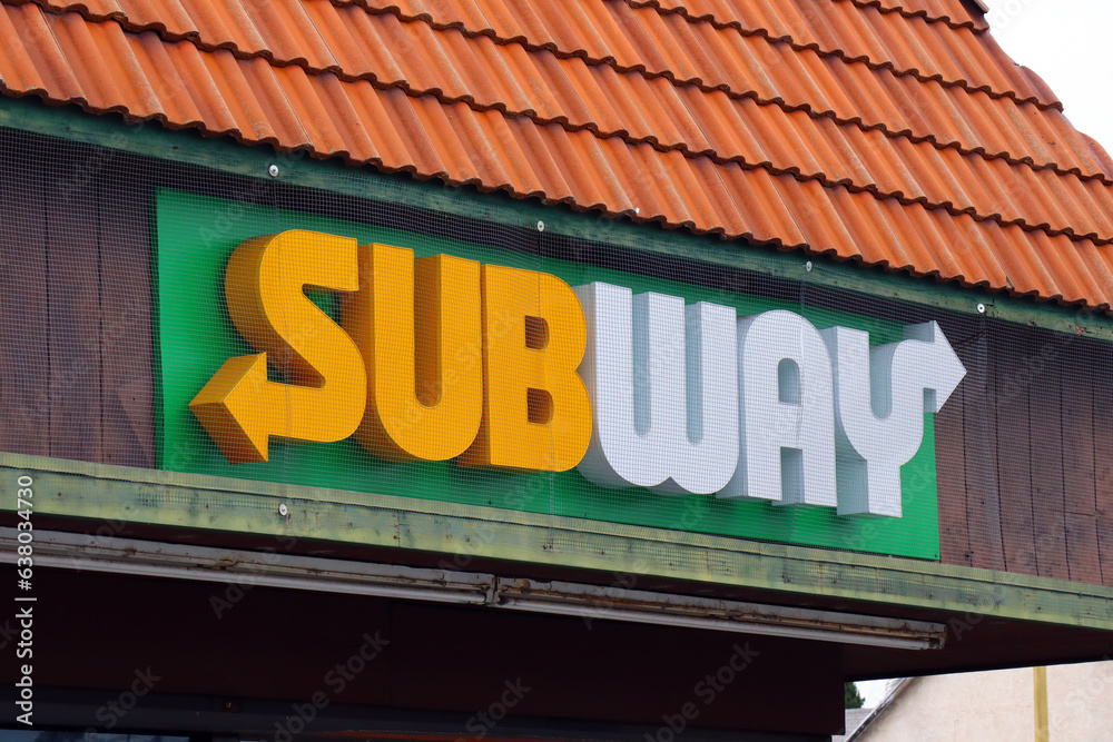 Los Angeles, California SUBWAY Fast Food restaurant. The Subway's core