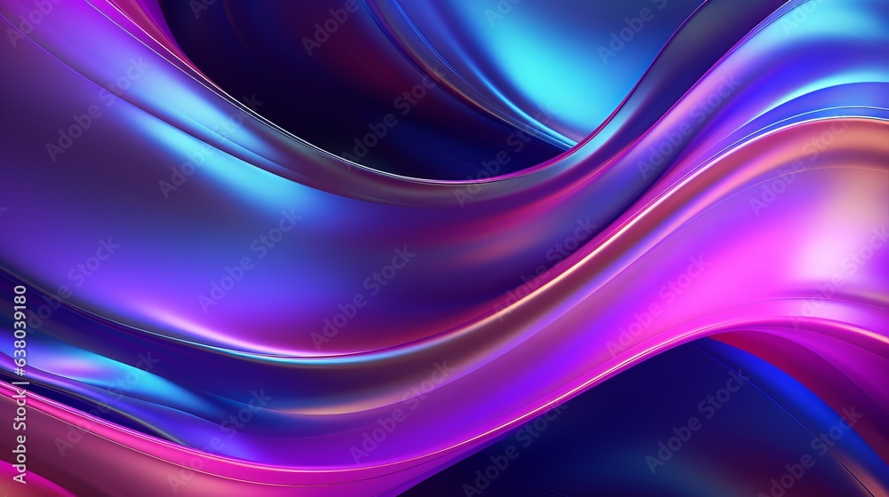 A vibrant and dynamic abstract background with flowing waves of color A vibrant and dynamic abstract background with flowing waves of color