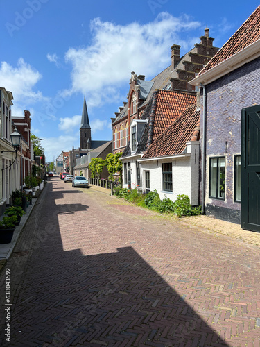 Street around the Zuiderhaven in Harlingen photo