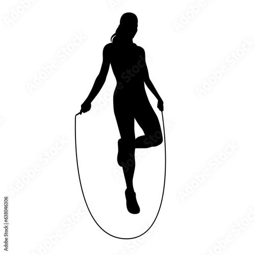 jump rope silhouette