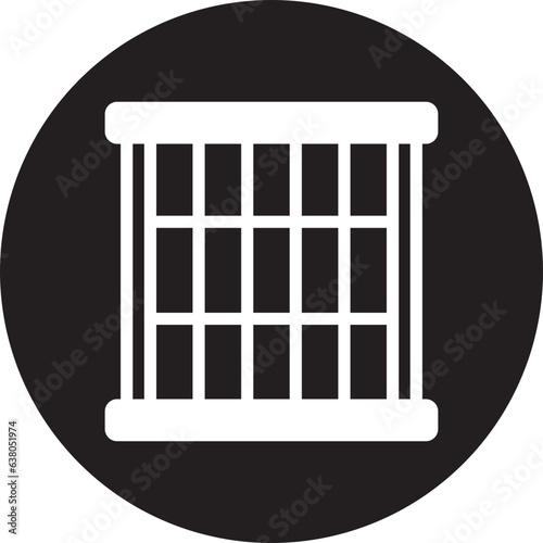 jail glyph icon
