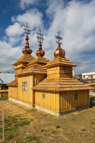 Model of wood church, Nizna Polianka, Slovakia