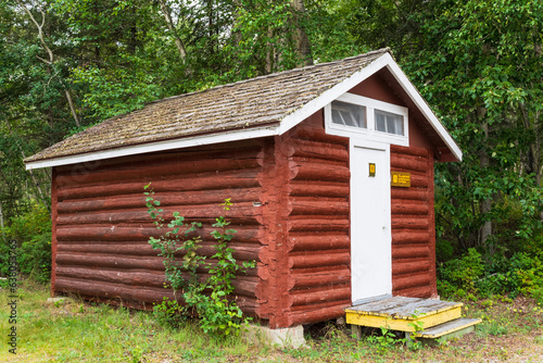 Changing room  outhouse in Northern Canada