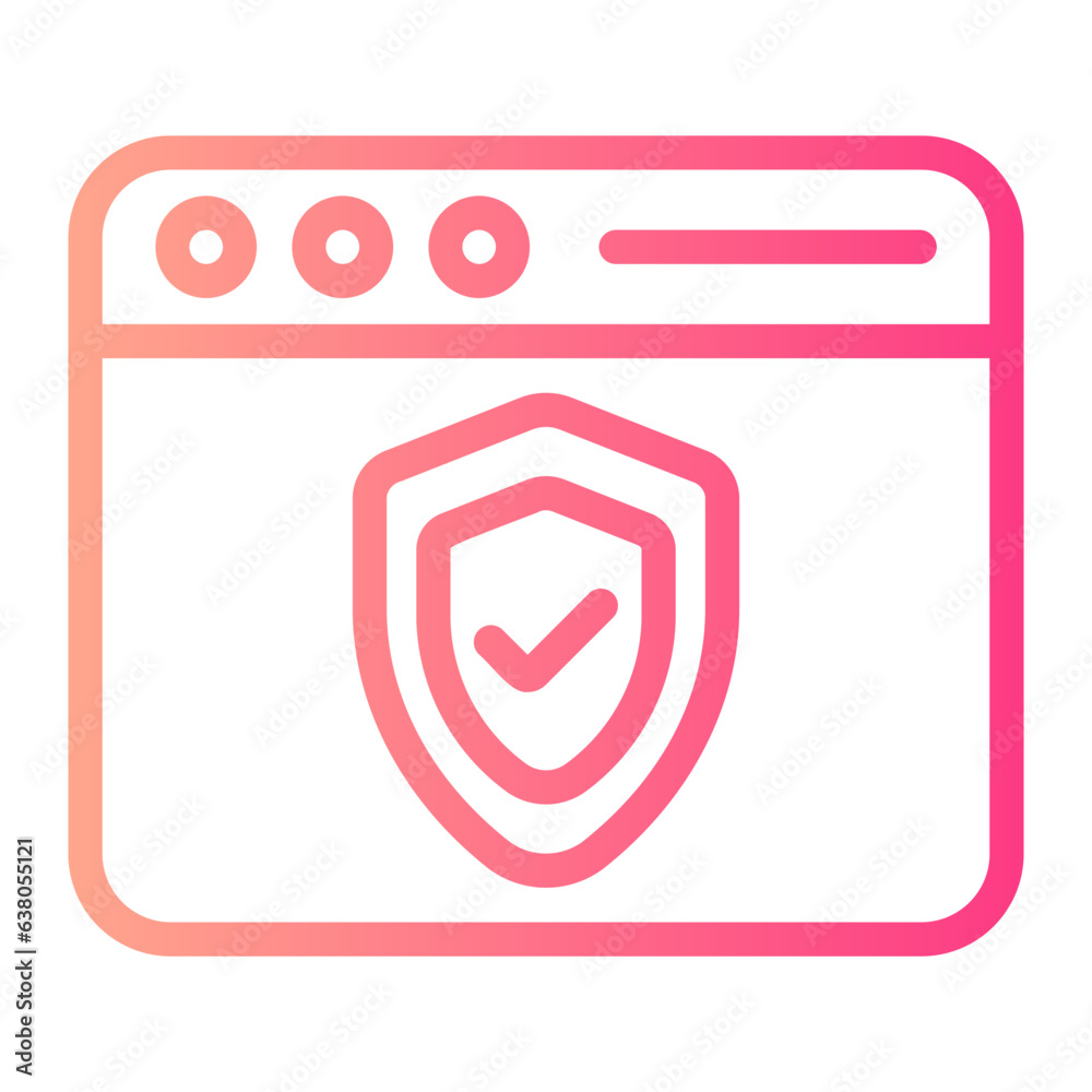 safe gradient icon safe gradient icon
