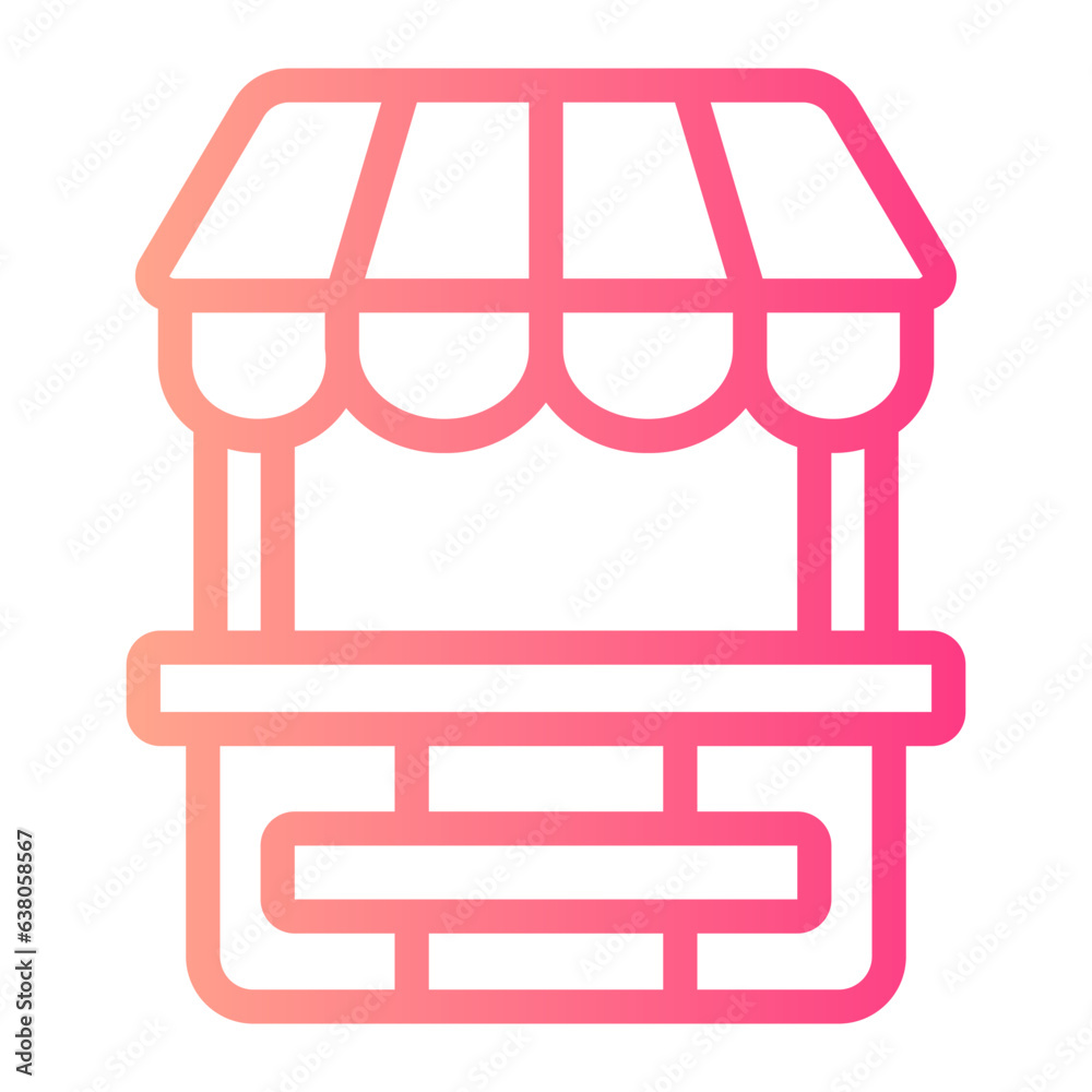stand gradient icon stand gradient icon