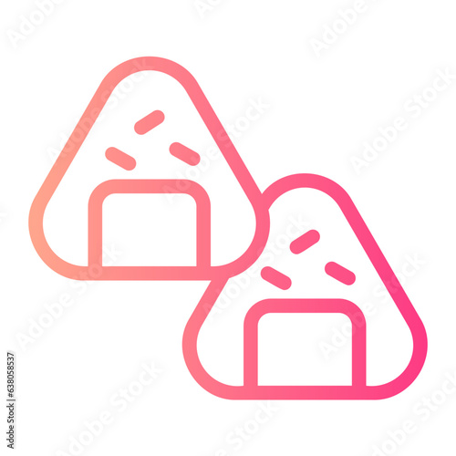 onigiri gradient icon