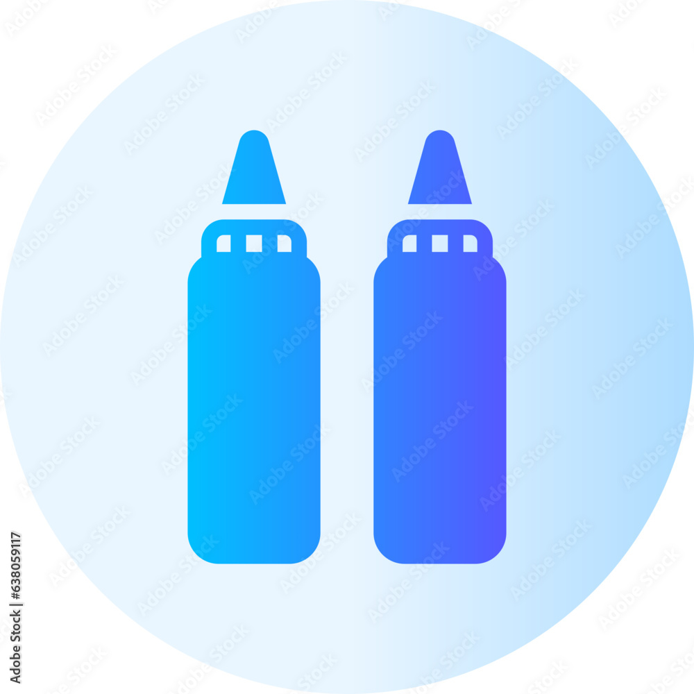 ketchup gradient icon ketchup gradient icon