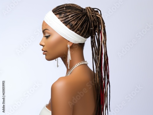Beauty portrait of a black ...