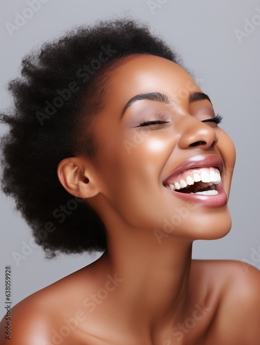 Beauty portrait of a black ...