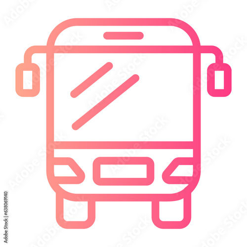 bus gradient icon Free Download bus gradient icon - GFXLoad