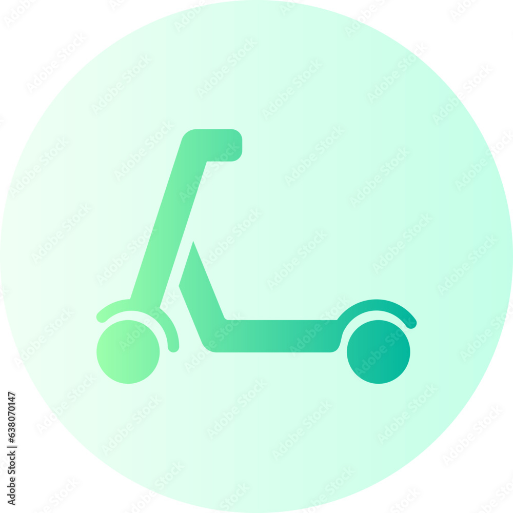 scooter gradient icon scooter gradient icon