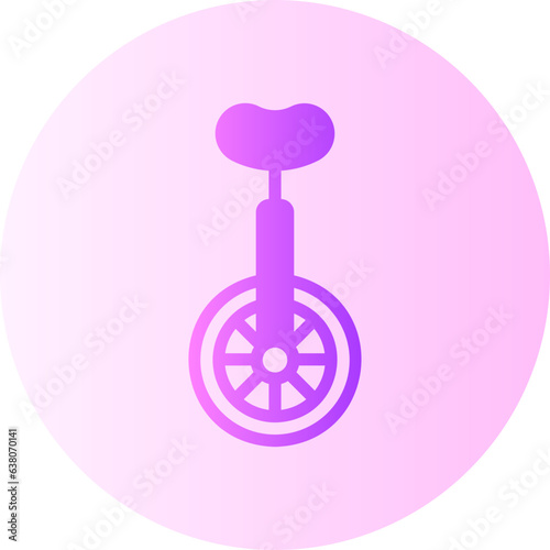 monocycle gradient icon