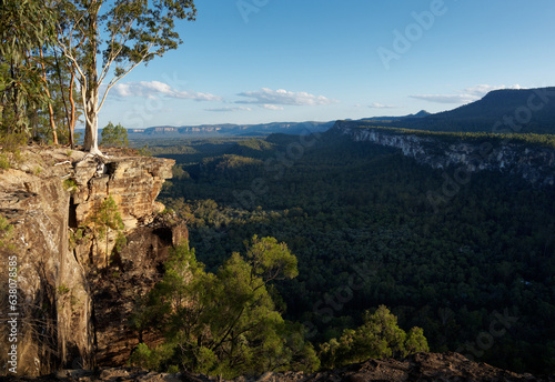 Obraz na plátně View from the top of Carnarvon National Park located in the Southern Brigalow Be