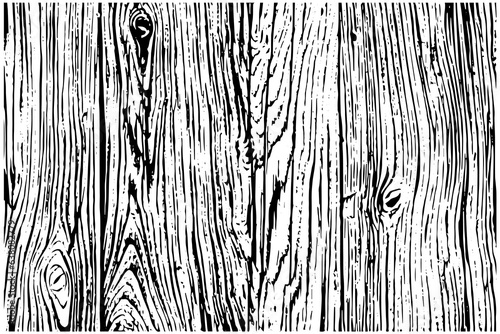 Distress dry wooden overlay texture. Template for design. Pattern for empty background. Vector illustration in engraved style.