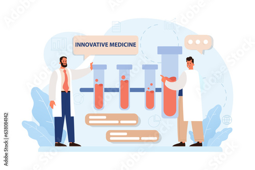 Healthtech. Innovative diagnosis and treatment methodics. Telemedicine