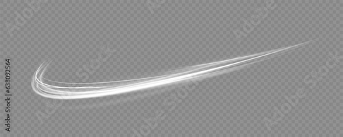 Luminous white lines png of speed.