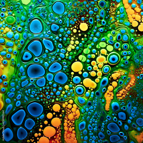 Illustration of Abstract Psychedelic Trippy Wallpaper design for Backround, Texture pattern. generative ai