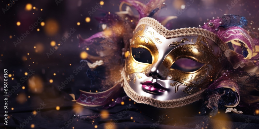 Carnival mask background.