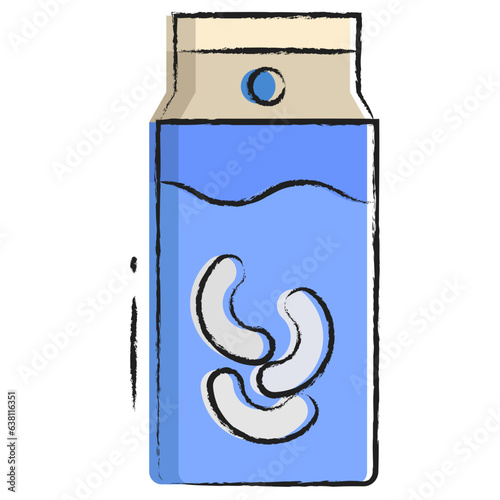 Hand drawn Cashew Milk icon