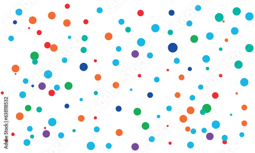 colorful polka dots design vector, colorful ‎abstract dot background