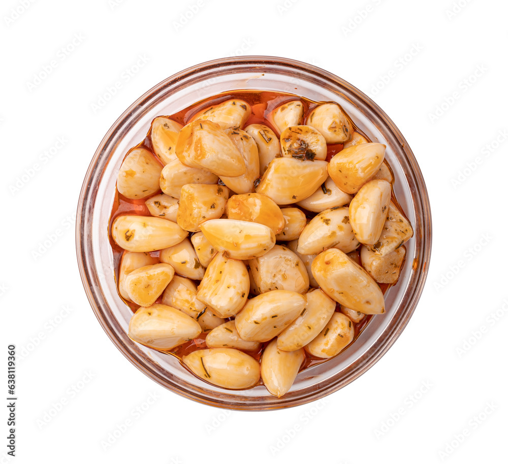 Pickled Garlic, Fermented Garlic Cloves with Red Chili Pepper, Hot Pickle Vegetable, Spices Garlic Cloves Pickled Garlic, Fermented Garlic Cloves with Red Chili Pepper, Hot Pickle Vegetable, Spices Garlic Cloves