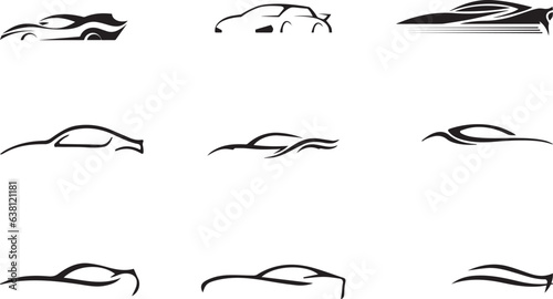 Set of car vector art design line draw, car, icon, auto, vector, truck, vehicle, transportation, transport, automobile, set, illustration, silhouette, van, bus, symbol, traffic, logo, sedan, sport 