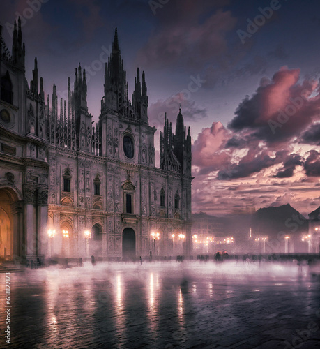 cattedrale di notte