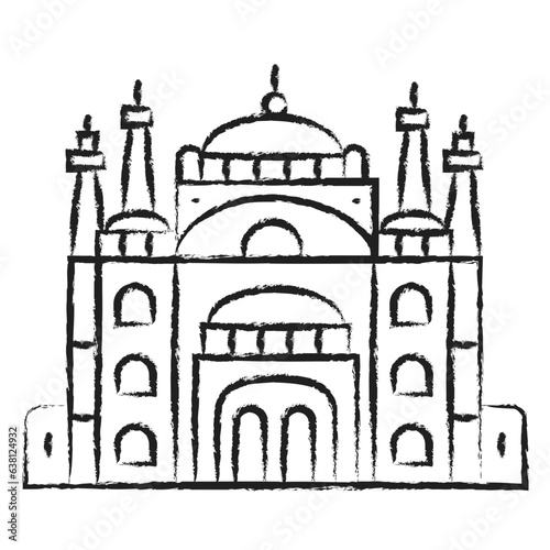 Hand drawn Cairo Citadel icon
