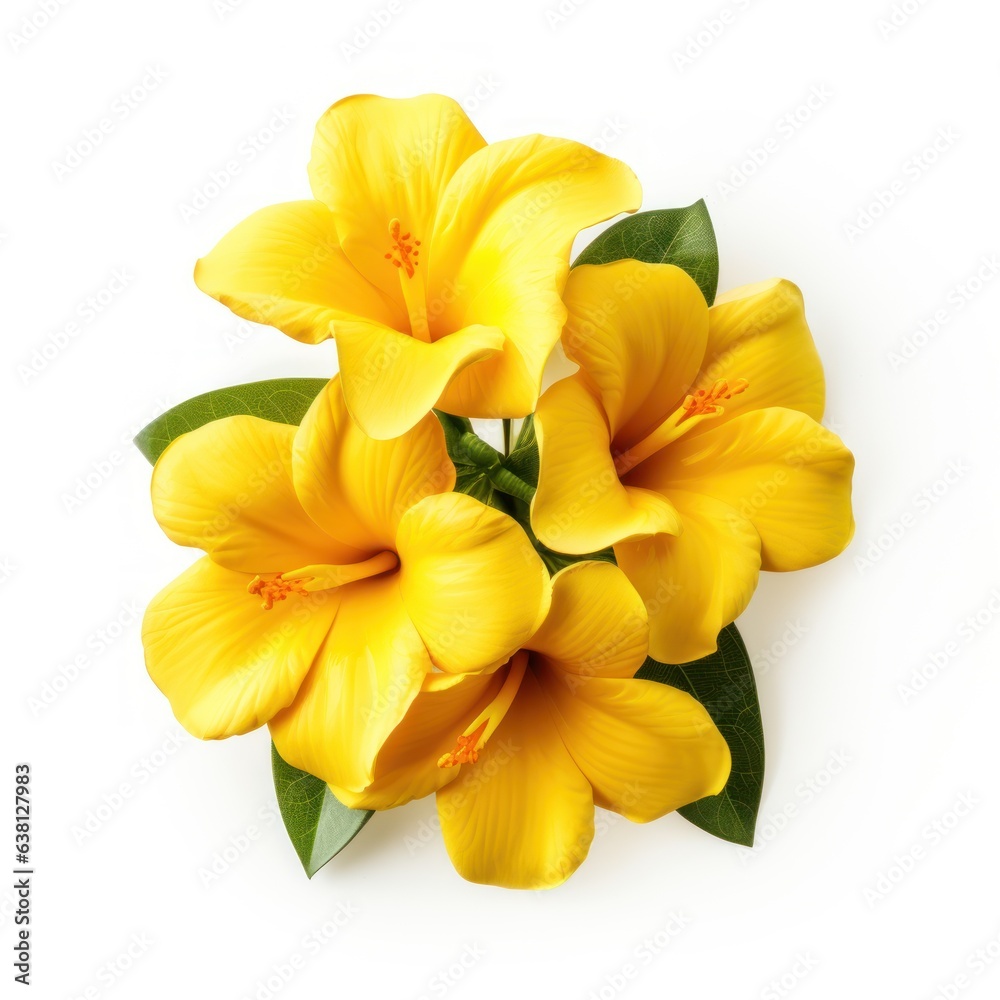 bouquet of yellow flowers generative ai