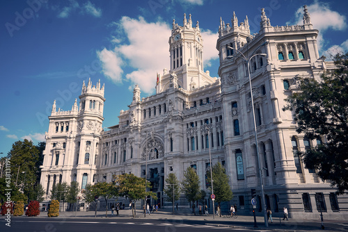 Palacio Cibeles in Madrid in Spanien