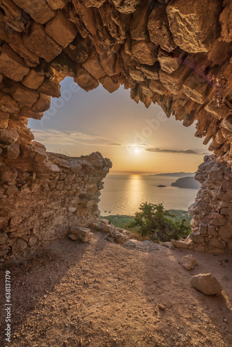 Fototapeta Naklejka Na Ścianę i Meble -  greece rhodes island old town and various photos from around