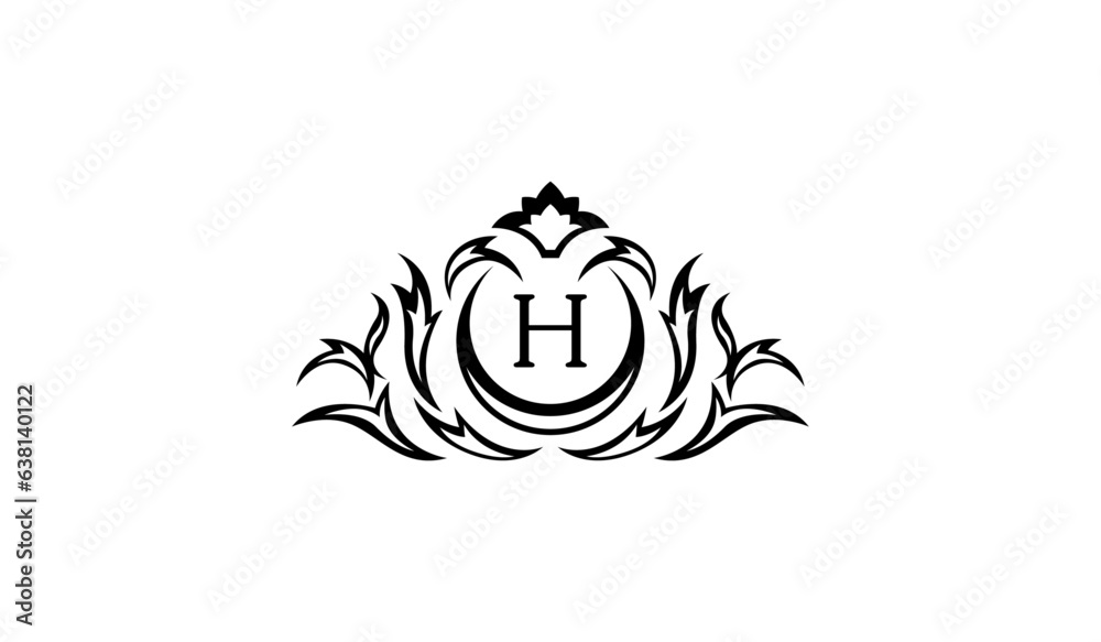 illustration of a tattoo of an eagle Alphabet H illustration of a tattoo of an eagle Alphabet H