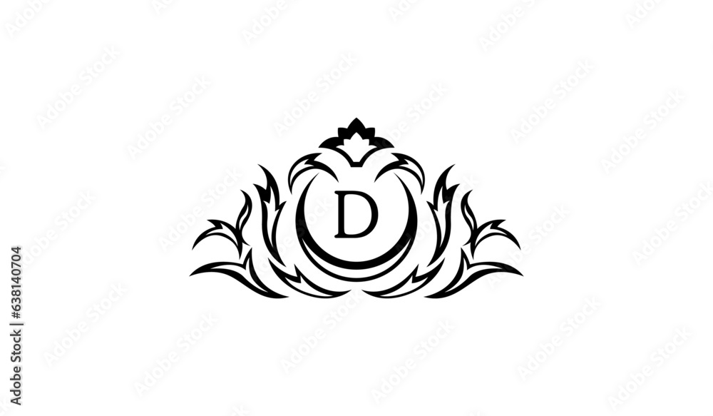 illustration of a tattoo of an eagle Alphabet D illustration of a tattoo of an eagle Alphabet D