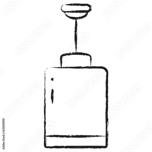 Hand drawn Celing light icon