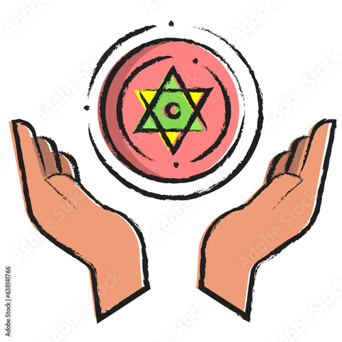 Hand drawn Magic Power icon