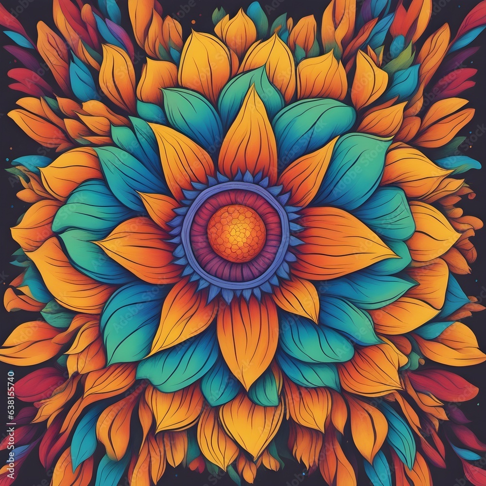 abstract flower background abstract flower background