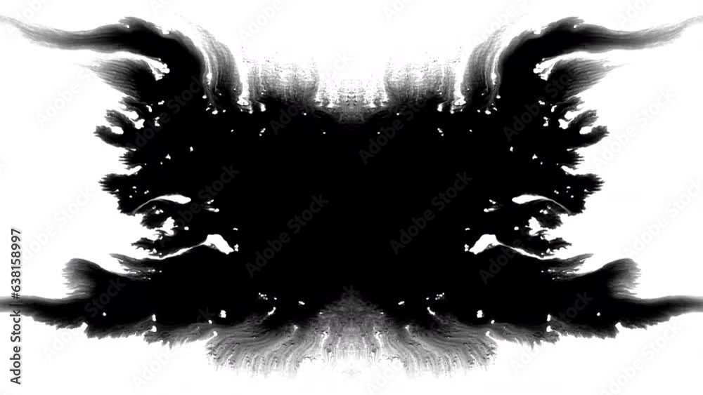 Black ink rorschach effect abstract background artistic flow splatter spots spills white paper beautiful reveal dripping streaks spread fluid ink alpha matte isolated watercolor ink drops transition Black ink rorschach effect abstract background artistic flow splatter spots spills white paper beautiful reveal dripping streaks spread fluid ink alpha matte isolated watercolor ink drops transition