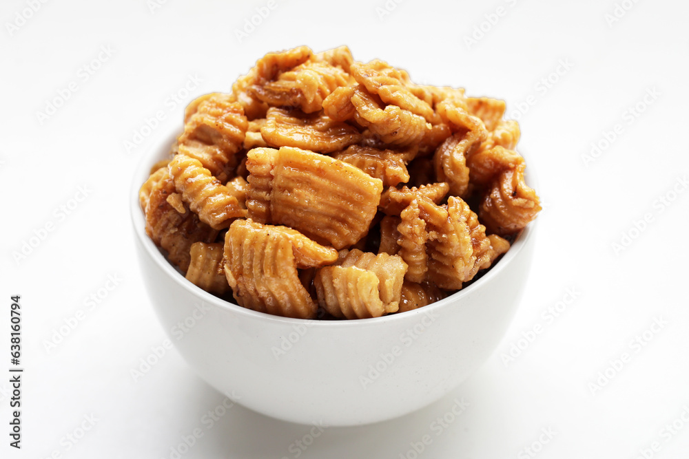 Klong Klang Krob, Thai caramelized crisps sweet dessert Klong Klang Krob, Thai caramelized crisps sweet dessert