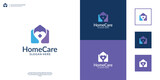 House Care logo design template, Medical House logo vector